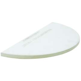 Kamado Joe BIG JOE BJ-HDP Heat Deflector Plate, Half-Moon, Ceramic, White, For: Big Joe 24 in Grill