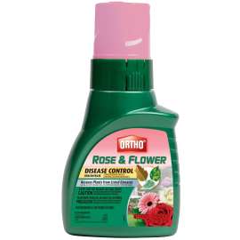 Ortho 9900810 Concentrated Rose and Flower Disease Control, Liquid, Clear/Yellow, 16 oz Bottle