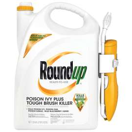 Roundup 5203910 Poison Ivy and Tough Brush Killer with Comfort Wand, Liquid, 1.33 gal