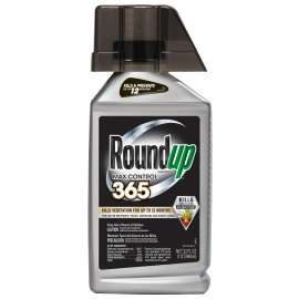 Roundup MAX CONTROL 365 5000610 Vegetation Killer Concentrate, Liquid, Spray Application, 32 fl-oz Bottle