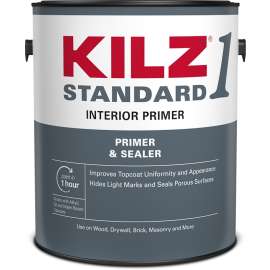 Kilz L201111 Interior Primer, Matte, White, 1 gal
