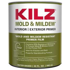 Kilz L204614 Primer, White, 1 qt