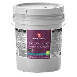 Pratt & Lambert Accolade Z4600 0000Z4681-20 Paint and Primer, Flat, Pastel Base, 5 gal