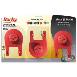 Korky 100TP Toilet Flapper, Rubber