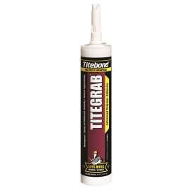 Titebond 6701 Wall Adhesive, Liquid, Acrylic, White, 9.5 oz Cartridge