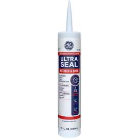 GE Ulta Seal 2733638 Sealant, Clear, 24 hr Curing, 40 to 100 deg F, 10.1 oz Cartridge