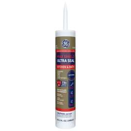 GE MAKB410CR Max Shield Ultra-Seal Sealant, Clear, 24 hr Curing, 40 to 100 deg F, 10.1 Cartridge