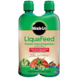 Miracle-Gro LiquaFeed 1004402 Tomato/Fruit and Vegetable Plant Food, 16 oz Bottle, Liquid, 9-4-9 N-P-K Ratio