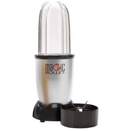 Magic Bullet MBR-0301 Blender Set, 18 oz Bowl, 250 W, 1-Speed, Stainless Steel, Silver