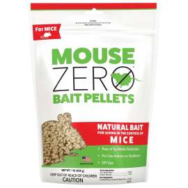 Tomcat MOUSE ZERO 374104 Mouse Bait, Solid, 1 lb