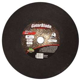 GatorBlade 9685 Cut-Off Wheel, 14 in Dia, 3/32 in Thick, 1 in Arbor