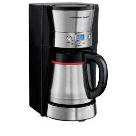 Hamilton Beach 46896 Coffee Maker, 10 Cup Capacity, 1025 W, Black/Stainless Steel