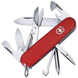 Victorinox Explorer Series 56791 Pocket Knife, Stainless Steel Blade, 2-Blade, Red Handle