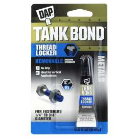 DAP 7079800165 Removable Thread Locker, Blue, Liquid, 0.2 oz Tube