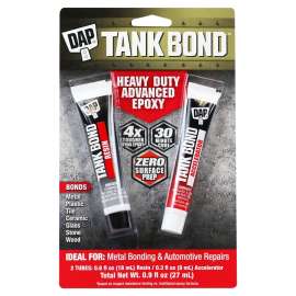 Tank Bond 7079800176 Advanced Epoxy, Gray, 0.6, 0.3 fl-oz Carded