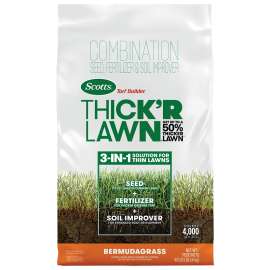 Scotts Turf Builder 30178 Thick'R Lawn Bermuda Grass Seed, 40 lb Bag