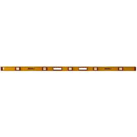 Johnson 1233-7200 I-Beam Level, 72 in L, 5-Vial, Non-Magnetic, Aluminum