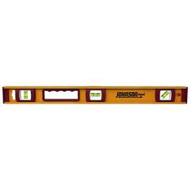 Johnson 1234-2400 I-Beam Level, 24 in L, Magnetic, Aluminum