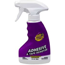 KRUD KUTTER 336247 Adhesive Remover, Liquid, Solvent-Like, Light Yellow, 8 oz