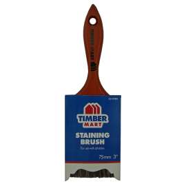 NOUR 33-75TBM Straight Sash Paint Brush, 3 in W, Thin Beavertail Handle