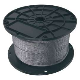 Ben-Mor 82334 Cable, 250 ft L, Galvanized/PVC-Coated