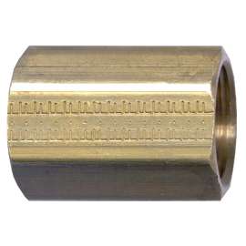 Fairview 103-AP Pipe Coupling, 1/8 in, FPT, Brass, 1200 psi Pressure