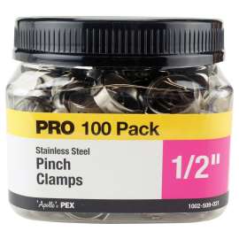 Apollo Valves PXPC12100JR Pinch Clamp, Stainless Steel