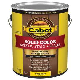 Cabot 1800 Series 140.0001807.007 Decking Stain, Low-Luster, Liquid, 1 gal, Can