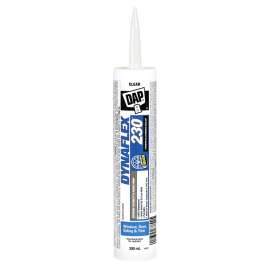 DAP 74120 Door and Trim Sealant, Clear, 40 to 100 deg F, 300 mL Cartridge