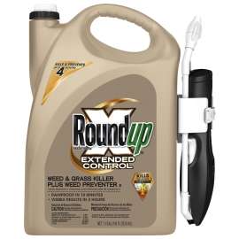 Roundup 5101910 Weed and Grass Killer with Comfort Wand, Liquid, Spray Application, 1.1 gal