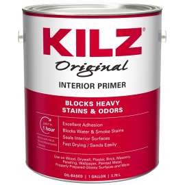 Kilz 10001 Primer, White, 1 gal, Can