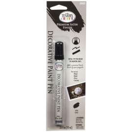 RUST-OLEUM American Accents 215123 Decorative Paint Pen, Chisel Tip, Black
