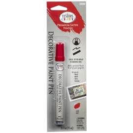 RUST-OLEUM American Accents 215154 Decorative Paint Pen, Chisel Tip, Ruby
