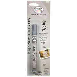 RUST-OLEUM American Accents 215191 Leafing Pen, Chisel Tip, Silver
