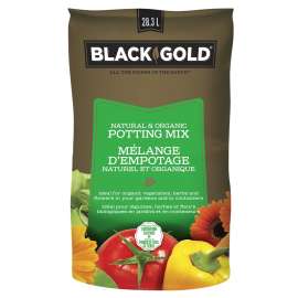 Black Gold 1402040.LT028.3P Natural and Organic Potting Mix, 28.3 L