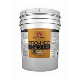 Pratt & Lambert Pro-Hide Gold Ultra Z9480 0000Z9483-20 Interior Paint, Satin, Neutral Base, 5 gal