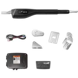MIGHTY MULE MM371W Gate Opener, Battery, 16 ft Max Gate L