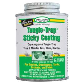 Tanglefoot Tangle-Trap 461612 Sticky Insect Bait, Glue, Clear, 8 oz Can