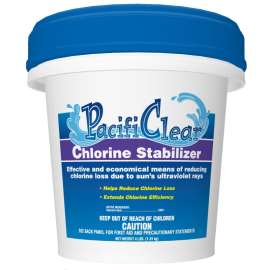 PacifiClear F081004032PC Chlorine Stabilizer, 4 lb Pail, Granular
