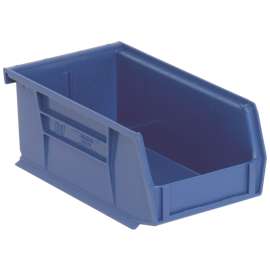 QUANTUM STORAGE SYSTEMS QUS220 Series RQUS220BL-UPC Small Ultra Stack and Hang Storage Bin, 10 lb Capacity, 7-3/8 in L