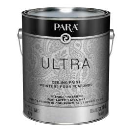 PARA Ultra 976 0976-16 Ceiling Paint, Flat, White, 1 gal