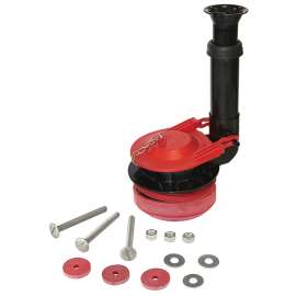 Korky 5030FH Flush Valve and Tank-to-Bowl Gasket Kit, Rubber