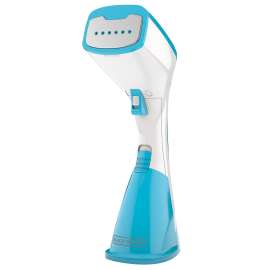 Black+Decker HGS100T Compact Garment Steamer, 1000 W, 120 V, 160 mL Water Tank, Metal/Plastic, Turquoise