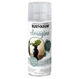 RUST-OLEUM Imagine 358026 Top Coat Paint, Matte Clear, 11 oz, Aerosol Can