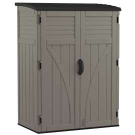 Suncast BMS5700SB Vertical Shed, 54 cu-ft Capacity, 4 ft 5 in W, 2 ft 8-1/2 in D, 5 ft 11-1/2 in H, Resin