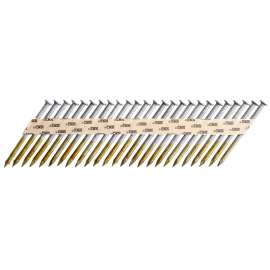 SENCO MD25AJBDN Metal Connector Nail, 2-1/2 in L, Steel, Galvanized, Round Head, Smooth Shank