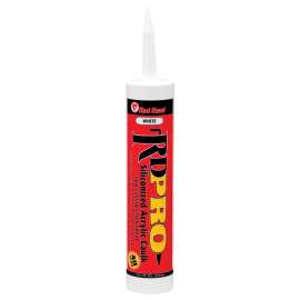 Red Devil 0906/01 Silicone Caulk, White, 10.1 fl-oz