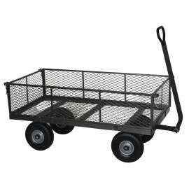 Landscapers Select Garden Cart FORZACT800 800 lbs Garden Cart, 800 lb, 4-Wheel, 10 x 3 in Wheel, Gray