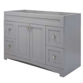Foremost Monterrey Series MXGV4821 Vanity, Cool Gray, 4-Drawer
