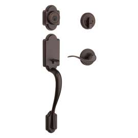 Kwikset 800ANXTNL 11P Handleset, Venetian Bronze, 2-3/8 to 2-3/4 in Backset